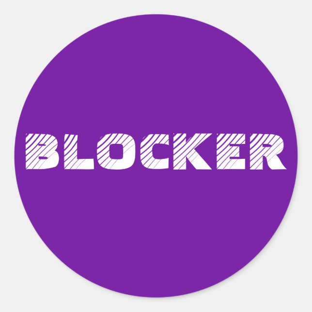 Embalagem com adesivo 6 ou 20: Bloqueador (Frente)