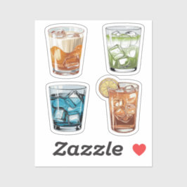 Embalagem com adesivo de chá gelado e bebidas Refr