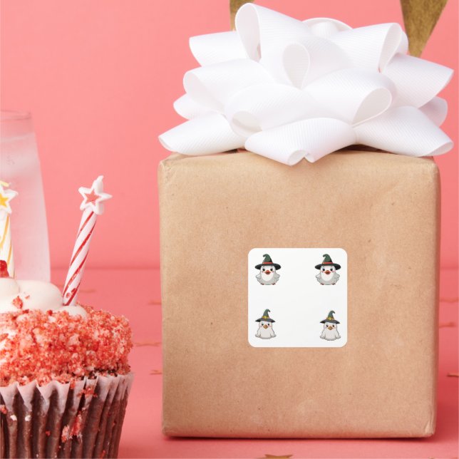 Embalagem com adesivo do Spoo-sey Goosey Halloween (Festa)