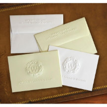 Embalagem de 25 placas de nota dobradas iniciais e