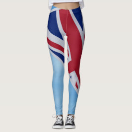 Embalagem de bandeira da União em leggings