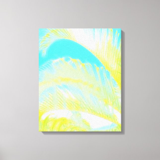 Embalagem de canvas de palma de aquarela (Frente)