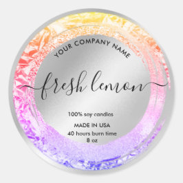 Embalagem do produto Elegante para etiqueta de vel