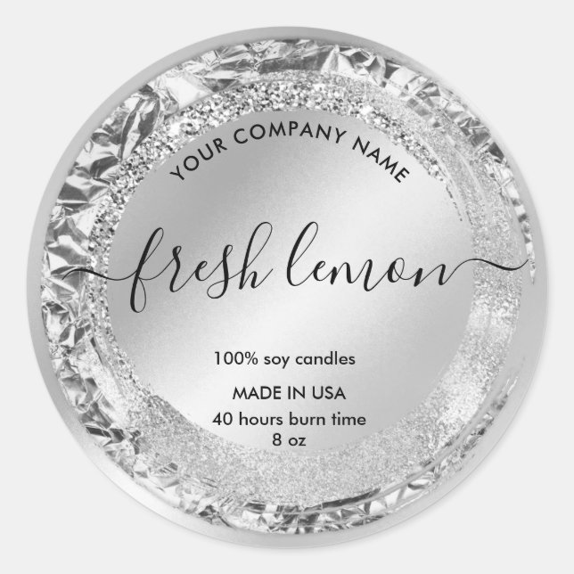 Embalagem do produto Elegante para etiqueta de vel (Frente)