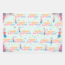 Embalagem para presentes de aniversário do Zazzle