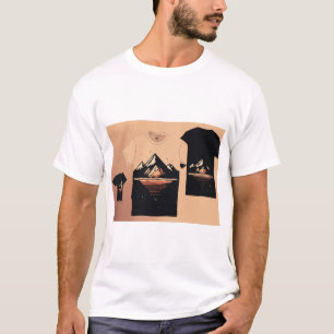 Embale o cosmos com a Camisa T inspirada em cósmic