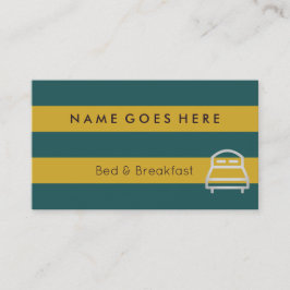 "Embandeira" cartões de visitas de B&B