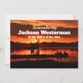 Embarcação de pesca no Lago Memorial Convite