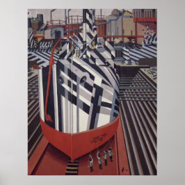 Embarcações De Dazzle Em Drydock poster 24"x31"