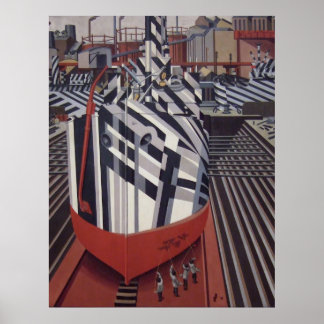Embarcações De Dazzle Em Drydock poster 24"x31"