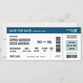 Embarque Vintage Blue e White Salvar data