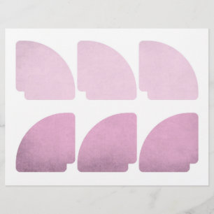 Embelagens de Scrapbook Rosa Dusky