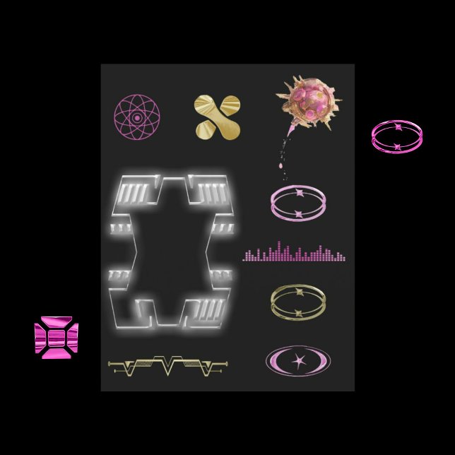 Embelagens do manual de elementos futurísticos (Criador carregado)