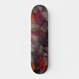 Ember Fumaça Grunge Abstrato Skateboard