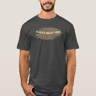 "EMBERWAVE" camiseta com design de vibrações brilh