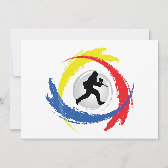 Emblem de Tricolor Paintball (Frente)