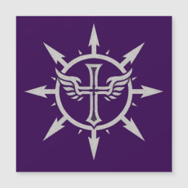 "Emblema Cruz e Asas" Ímã