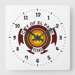 Emblema da cidade de El Paso, Relógio de Parede na