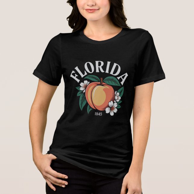 Emblema da Flor de Pessegueiro da Flórida - Est. 1 (Frente)