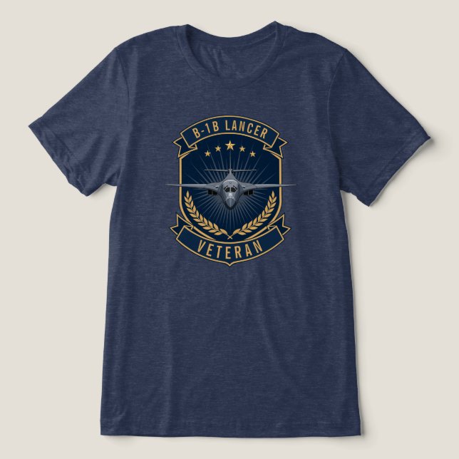 Emblema de Aeronave Militar Veterana B-1B Lancer (Design frontal)