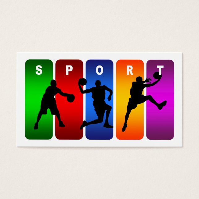Emblema de basquetebol multicolor (Frente)