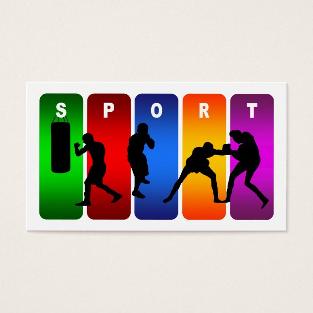 Emblema de Boxing Multicolor (Frente)