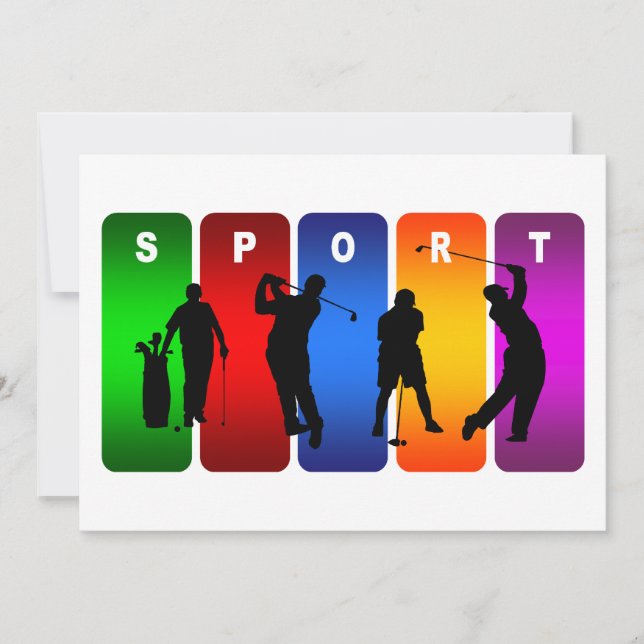 Emblema de Golf Multicolor (Frente)