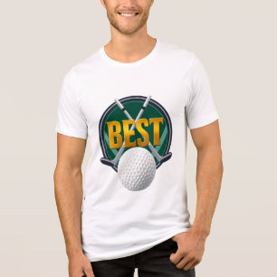 Emblema de golfe "Melhor" de luxo engraçado