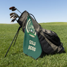 Emblema de Heráldica Golf Boss Nome Personalizado