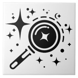 Emblema de IA Estrelas cintilantes, farol da era d