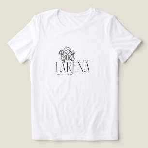 Emblema de Logotipo Floral LARENA Artflow