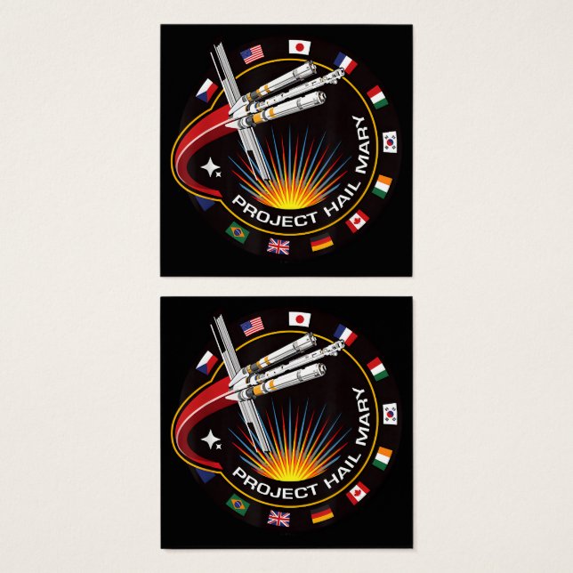 Emblema de Missão Espacial (Frente & Verso)