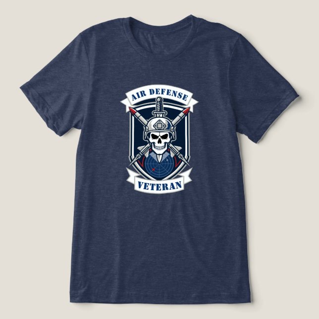 Emblema de Veterano de Equipe de Mísseis de Defesa (Design frontal)