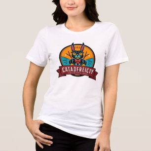 Emblema do Coelho da Meia-Noite – Camiseta Retro c