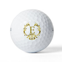 Emblema do Monograma de Folha de Ouro