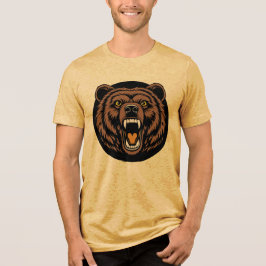 Emblema do Urso Rugindo Poderoso