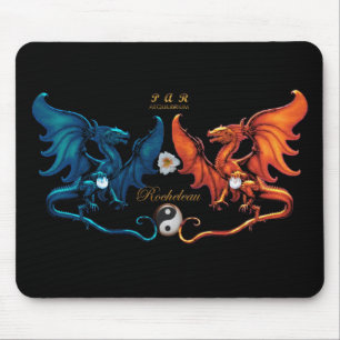 Emblema francês Mousepad do dragão