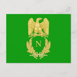 Emblema Imperial de Napoleão I cartão postal