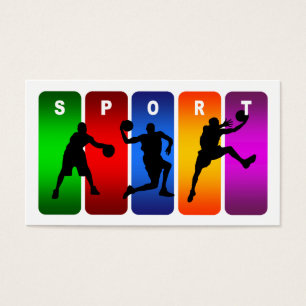 Emblema multicolorido do basquetebol