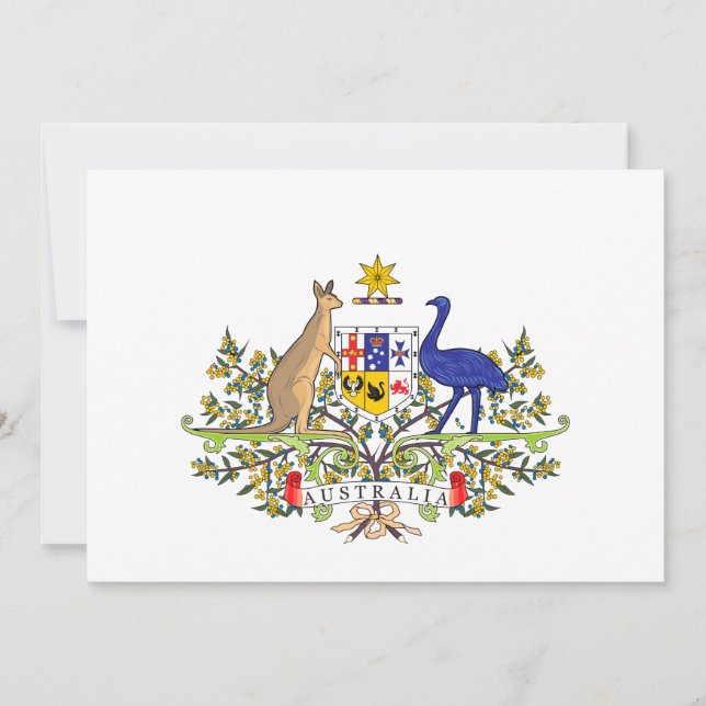 emblema nacional australiano (Frente)