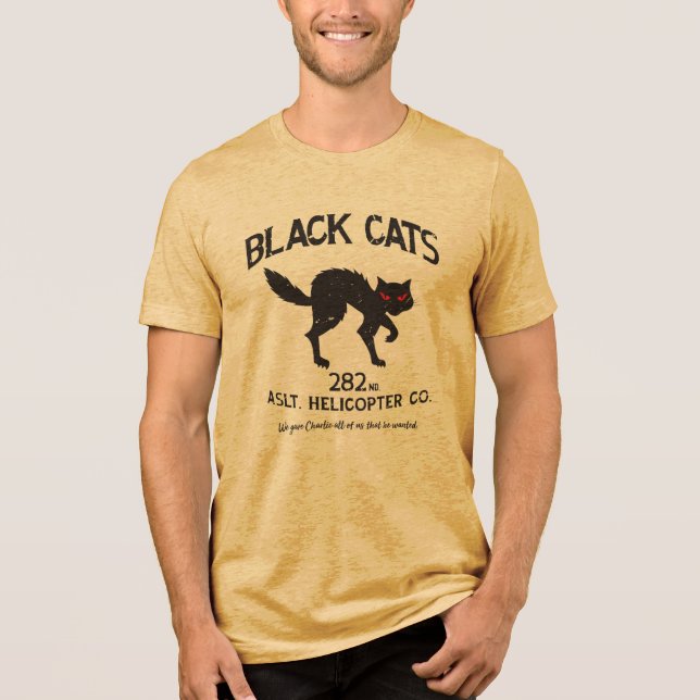 Emblema Vintage Gatos Pretos (Frente)