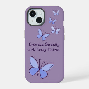 Embraçar Serenidade com Cada Flutter em Azul
