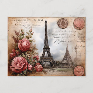 Embrace a Elegância: Cartão postal de Paris