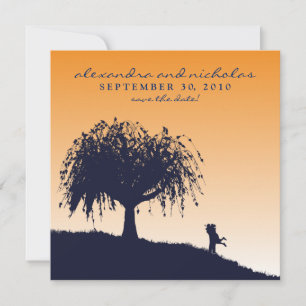 Embrace Engajado Salve o Anúncio de Data: laranja