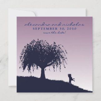 Embrace Engajado Salve o Anúncio de Data: roxo
