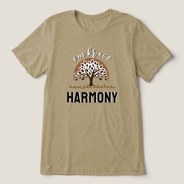 Embrace Harmony Abstract Tree  (Design frontal)