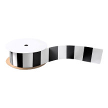 Embrulho de Presente Listras Preto e Branco Luxo