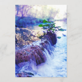 embuste de água do cartão memorial