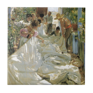 Emendando a vela - Joaquín Sorolla y Bastida