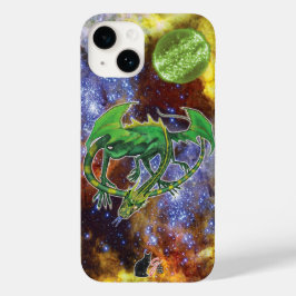 Emerald Cosmic Dragon capas de iphone de Casal-Mat